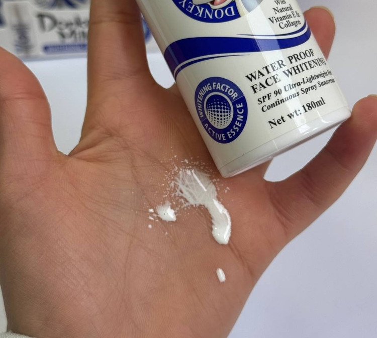 اسپری سفیدکننده شیر الاغ پوکه آبی WOKALI