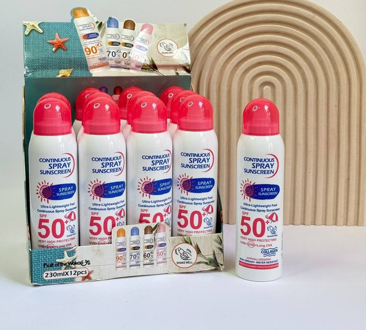 اسپری ضدآفتاب سفیدکننده SPF50