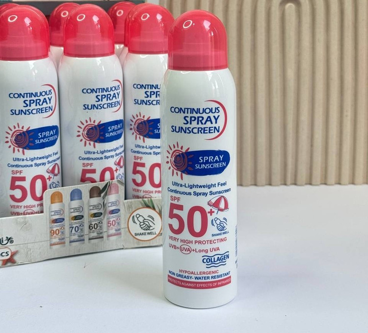 اسپری ضدآفتاب سفیدکننده SPF50