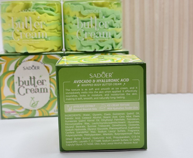 کره بدن رنگین کمانی آووکادو سادور SADOER