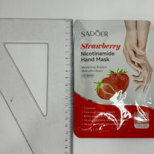 ماسک دست ورقه ای توت فرنگی سادور SADOER