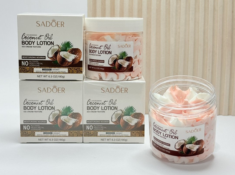 لوسیون بدن بستنی نارگیل سادور SADOER