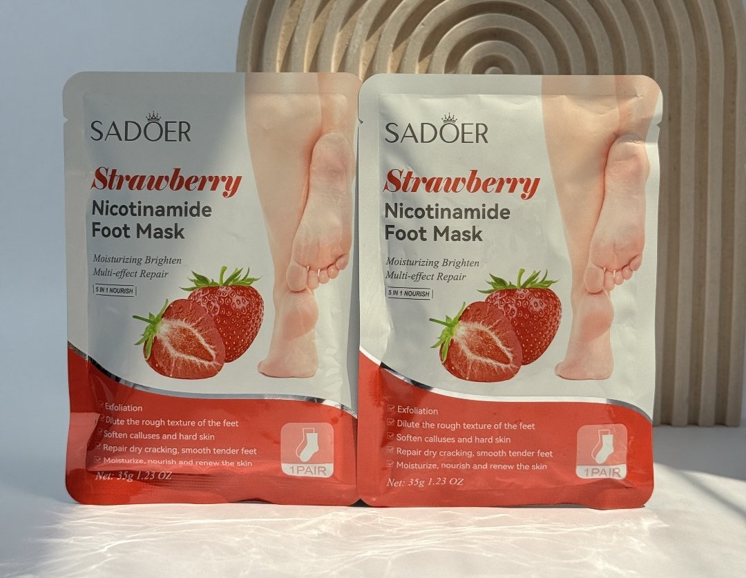 ماسک پا جورابی توت فرنگی سادور SADOER