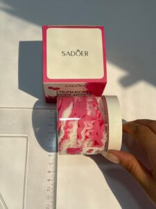 لوسیون بدن بستنی توت فرنگی سادور SADOER