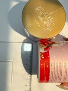 کره بدن کیک توت فرنگی