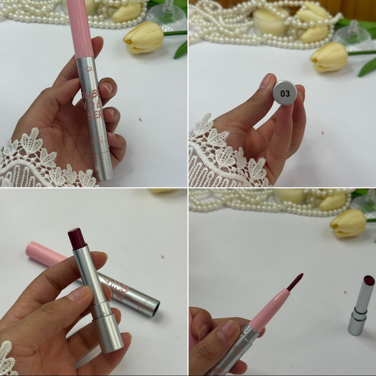 خط لب و رژ لب 0116 دوطرفه HUES QUEEN