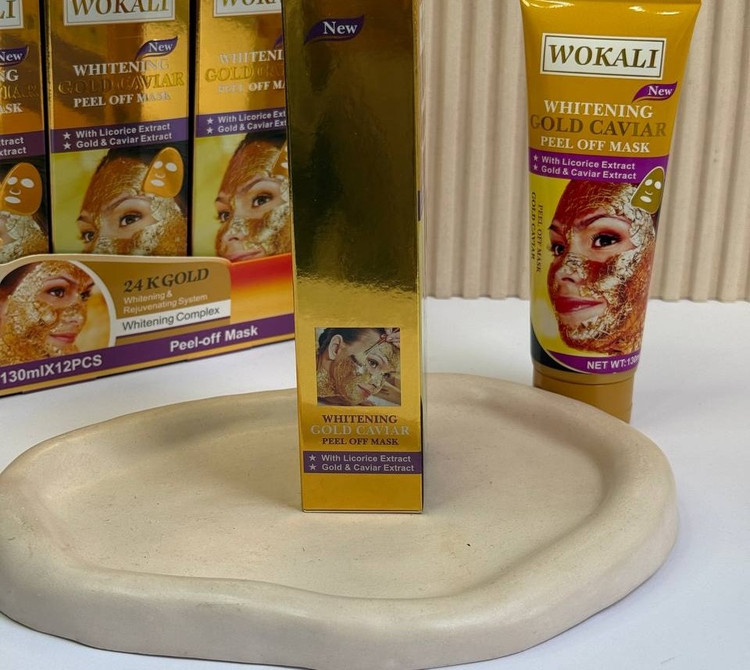 ماسک تیوپی طلا و خاویار