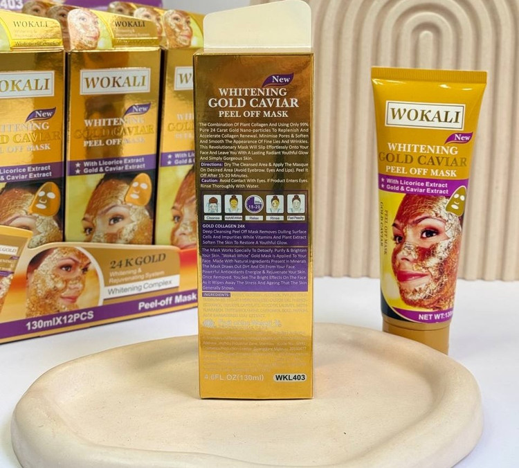 ماسک تیوپی طلا و خاویار