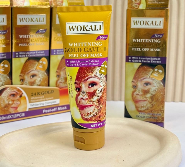 ماسک تیوپی طلا و خاویار