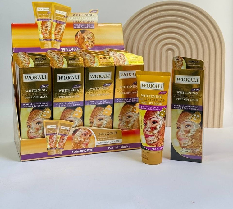 ماسک تیوپی طلا و خاویار